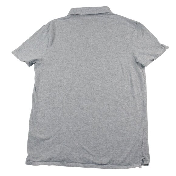 BKE Mens XL Gray Pinstripe Stretch Everyday Wear Polo Shirt Athleisure - Picture 2 of 9